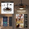 20'' Outdoor Ceiling Fans with Lights and Remote,  Plug in Chandelier Ceiling Fan for Patios Gazebo - 3 of 4