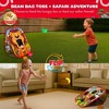 Swooc Games - Safari Sling™ | 2-in-1 Bean Bag Toss Game for Kids | 5-Second Setup Kids Cornhole Game Set | Outdoor Toddler Activities | Backyard Games - 2 of 4