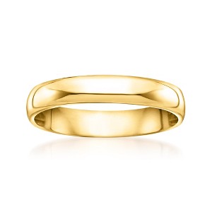 Ross-Simons Men's 4mm 14kt Yellow Gold Wedding Ring - 1 of 3