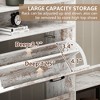 VYNXARIA Farmhouse Style Shoe Cabinet - Large Capacity Entryway Storage Solution - 3 of 4