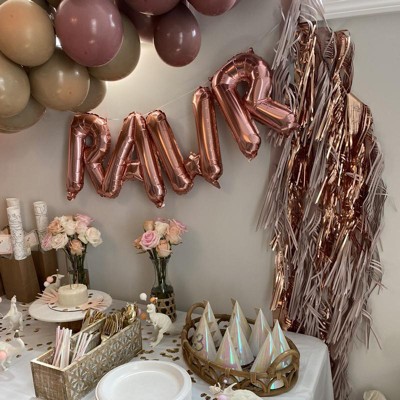 5ct Boho Décor Backdrop White/rose/gold - Spritz™ : Target