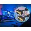 Monoprice Ultra Slim SVGA Super VGA Male to Male Monitor Cable - 35 Feet With Ferrites | 30/32AWG, Gold Plated Connector - 4 of 4