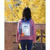 Hachikiko Small Transparent Backpack with Padded Shoulder Straps for School, Concert, Sport Events & Travel Blue - 2 of 4