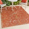 JONATHAN Y Danae Classic Cottage Filigree Scroll Reversible Machine-Washable Indoor/Outdoor Area Rug - 4 of 4