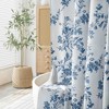 BAGOKIE 72"x72" Floral Cotton Blend Shower Curtain, Pack of 1 - 3 of 3