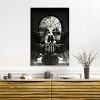 Room Skull Black/White by Ali Gulec Unframed Wall Canvas - iCanvas - 4 of 4