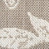 7'10"x10' Vintage Floral Outdoor Rug Neutral - Threshold™ - 3 of 3