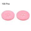 Unique Bargains Resin DIY Craft Flat 4-Hole Sewing Buttons 100 Pcs - 3 of 4