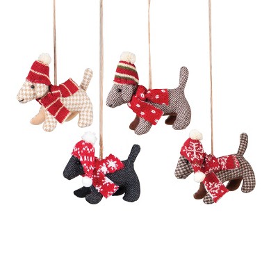 Gallerie II Dogs in Plaid Christmas Xmas Ornament A/12