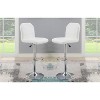 TOAOTBNBOB Adjustable Counter Height Bar Chair, Modern Barstools with Metal Legs, Dining Room Bar Stools with Soft Cushion - 4 of 4
