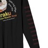 Naruto Shippuden Ichiraku Ramen Shop Crew Neck Long Sleeve Black Adult Tee - image 3 of 4