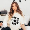 Simply Sage Market Women's The Boo Crew Bat And Ghost Short Sleeve Garment Dyed Tee - 2 of 2
