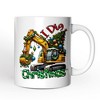 I Dig Christmas Mug, Christmas Kids Excavator Gifts (Non-Custom Only)| OrnamentallyYou - 4 of 4