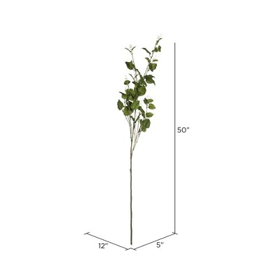 26" Cream Green Mixed Greenery Arrangement - Unlit Outdoor PVC Bundle