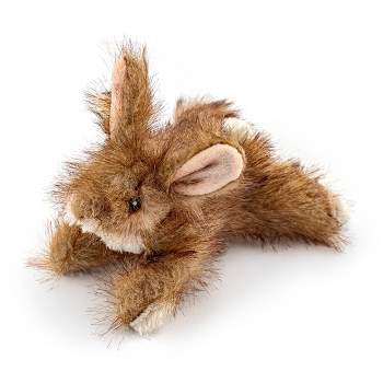 Ruffin' It Woodlands Plush Rabbit Dog Toy - Brown - S