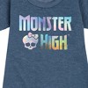 Girls' - Mattel - Holographic Colors Graphic Short Sleeve Fleece Dress - 2 of 4