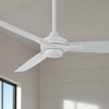 52" Minka Aire Modern 3 Blade Indoor Ceiling Fan Flat White for Living Room Kitchen Bedroom Family Dining House Home Office - 2 of 4