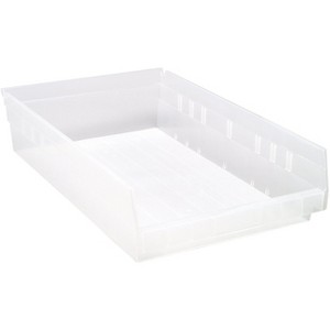 Quantum Storage Systems Economy Shelf Bin, Nesting, 17-7/8"W X 11-1/8"D X 4"H, (7) Divider Slots - 1 of 2