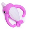 Smily Mia Nora the Narwhal Soft Silicone Baby Teether, Baby Teething Toy with Two Handles, Helps Relieve Teething Pain - 3 of 4