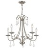 Livex Lighting Daphne 5 - Light Chandelier in  Brushed Nickel - 3 of 4