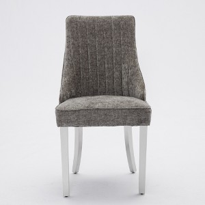 Ridstar 2 Piece Dining Chairs, Armless Chair For Dining Room-Gray - 1 of 4