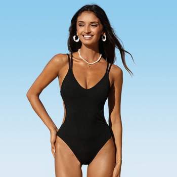 Women's Strappy Lace-Up Monokini One-piece Swimsuit - Cupshe