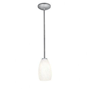 Access Lighting Champagne 1 - Light Pendant in  Brushed Steel - 1 of 1