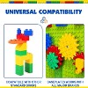 101-Piece Building Blocks Set with Baseplate, Large Classic Bricks STEM Toys Compatible with Major Brands - 2 of 4