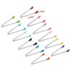 Unique Bargains Stainless Steel Silicone Tips Food Tongs 12 Pcs - 2 of 4