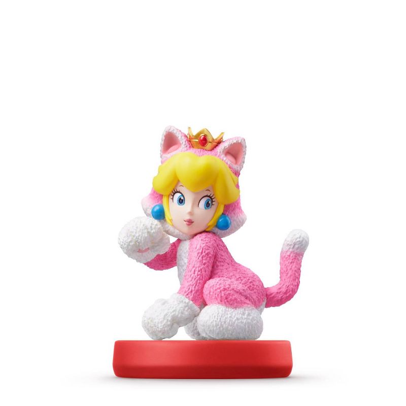 Nintendo Super Mario 3D World amibo Figure - Cat Peach, 2 of 3