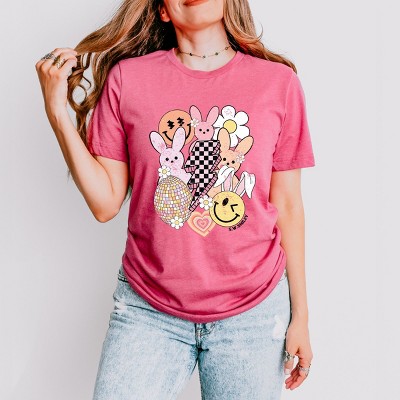 Simply Sage Market S.W.Smiley Retro Easter Collage Short Sleeve Tee
