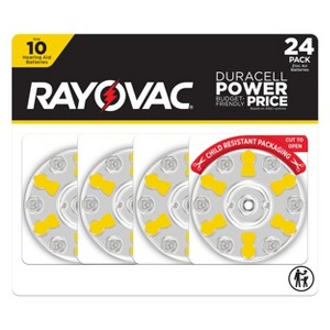 Rayovac Hearing Aid Battery Size 10 24pk - Yellow - 1 of 4
