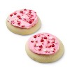 Valentine's Pink Frosted Sugar Cookies - 2.7oz/2ct - Favorite Day™ - image 3 of 3