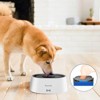 BENCMATE Pet Bowl No Spill Dog Water Bowl with Floating Disk and Water Filter with 2L, Pet Water Dispenser for Pet Family, Black, 10.41"*3.93"*8.57" - 2 of 4