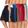 Mens Moisture Wicking Athletic Basketball & Gym Workout Shorts with Pockets Multipack, Up to 3XL, Pack of 5 - 2 of 4