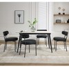 Dining Chairs Set of 2, Upholstered Dining Room Chairs with Metal Legs, Dining Chairs for Kitchen,  Dining Room - 3 of 4