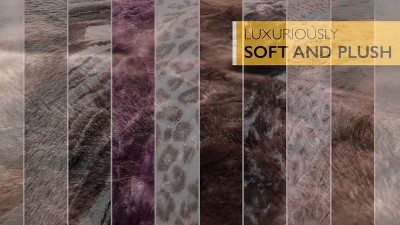 Gray King Ultra Soft Faux Fur Duvet Cover Set