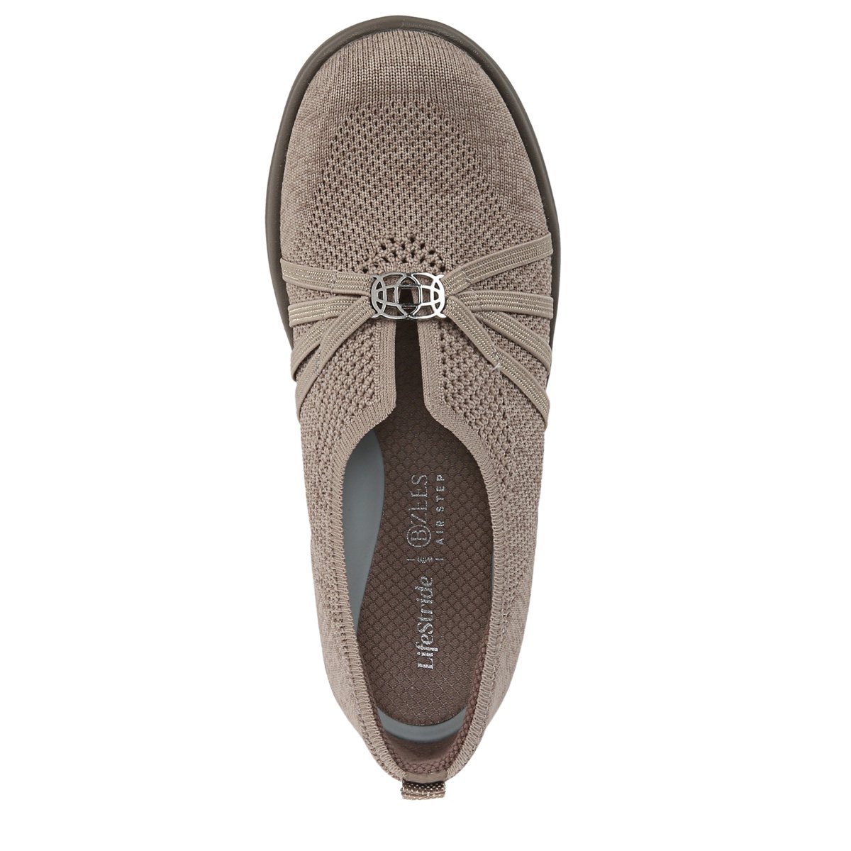 Женские туфли Bzees for Lifestride BZees Womens Niche Knit Loafer Simply Taupe/Latte 8 M — фото 7