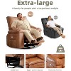 Oversized Extra Wide Manual Recliner Chair CF8007 in Faux PU Leather, 68CM Wide Seat with 1.5X Sponge Filling for Superior Comfort - 4 of 4