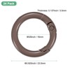 Unique Bargains Metal Spring O Rings Zinc Alloy Durable Multipurpose Lightweight Buckle 5/8 Inch - 3 of 4