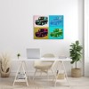 Stupell Industries Retro Pop Vintage Utility Safari Truck Blue Pink Canvas Art, 40" x 30" - 3 of 4