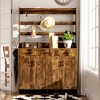 Bella Depot 51.2''W Shoe Cabinet with Coat Rack - 2 of 4