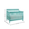 FURNIinspire Cribs 4 In 1 Convertible Crib Baby Bed Toddler Bed, Baby Bassinet, Baby Products, Baby Furniture For Bedroom, Green, 53.5"*33"*43.5" - 3 of 4