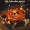 Smokeless Fire Pit 304 Stainless Steel w/360° Heat & Adjustable Airflow, Portable Wood Burning Fire Bowl for Camping, Backyard - 4 of 4