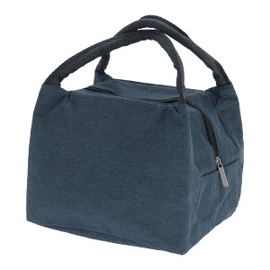 Unique Bargains Reusable Insulated Lunch Box with Zip Closure, Leakproof Foldable for Work Office Picnic - 1 of 4