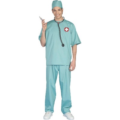 Men's Surgical Scrubs Costume - Standard