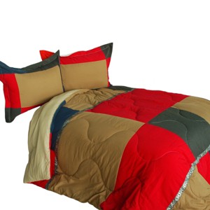 Slickblue Twin Comforter Set, Vermicelli Quilting, Patchwork Bedding, Handmade Look, Multiple Design Options - 1 of 3