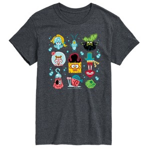 Men's - Spongebob Squarepants - Spongebob: The Search For Squarepants Grid Short Sleeve Graphic T-Shirt - 1 of 4