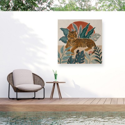 "Winter Gold IV" Outdoor Canvas