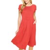 WEST K Womens Claris A-line Knit Dress with Pockets - 3 of 4